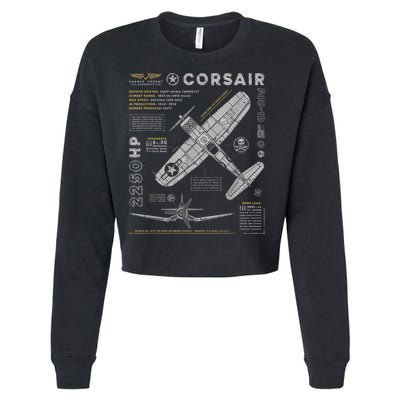 F4U Corsair Cropped Pullover Crew