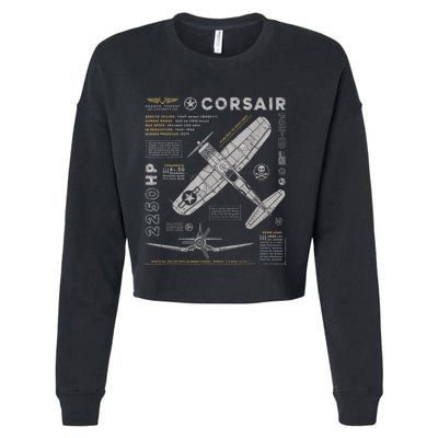 F4U Corsair Cropped Pullover Crew