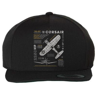 F4U Corsair Wool Snapback Cap