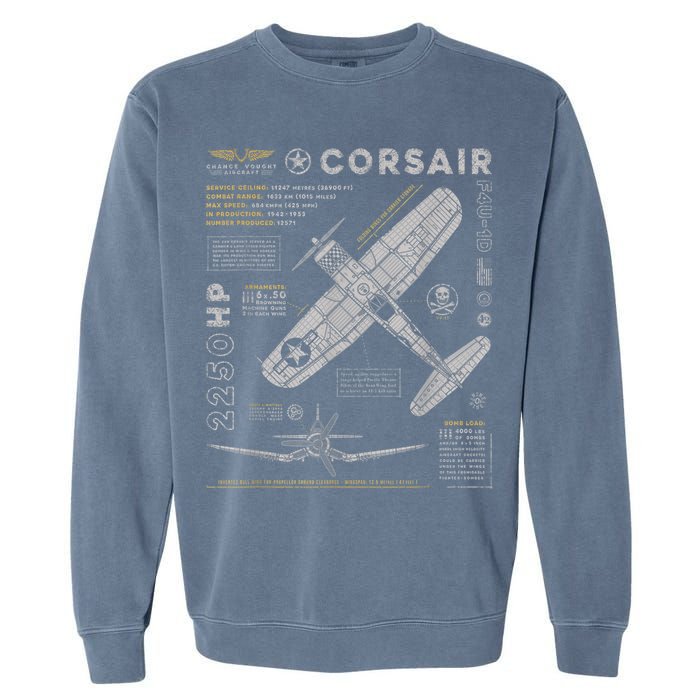 F4U Corsair Garment-Dyed Sweatshirt