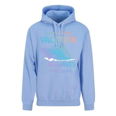 Funny Cruising Family Vacation Cruiser Cruise Ship Gift Unisex Surf Hoodie