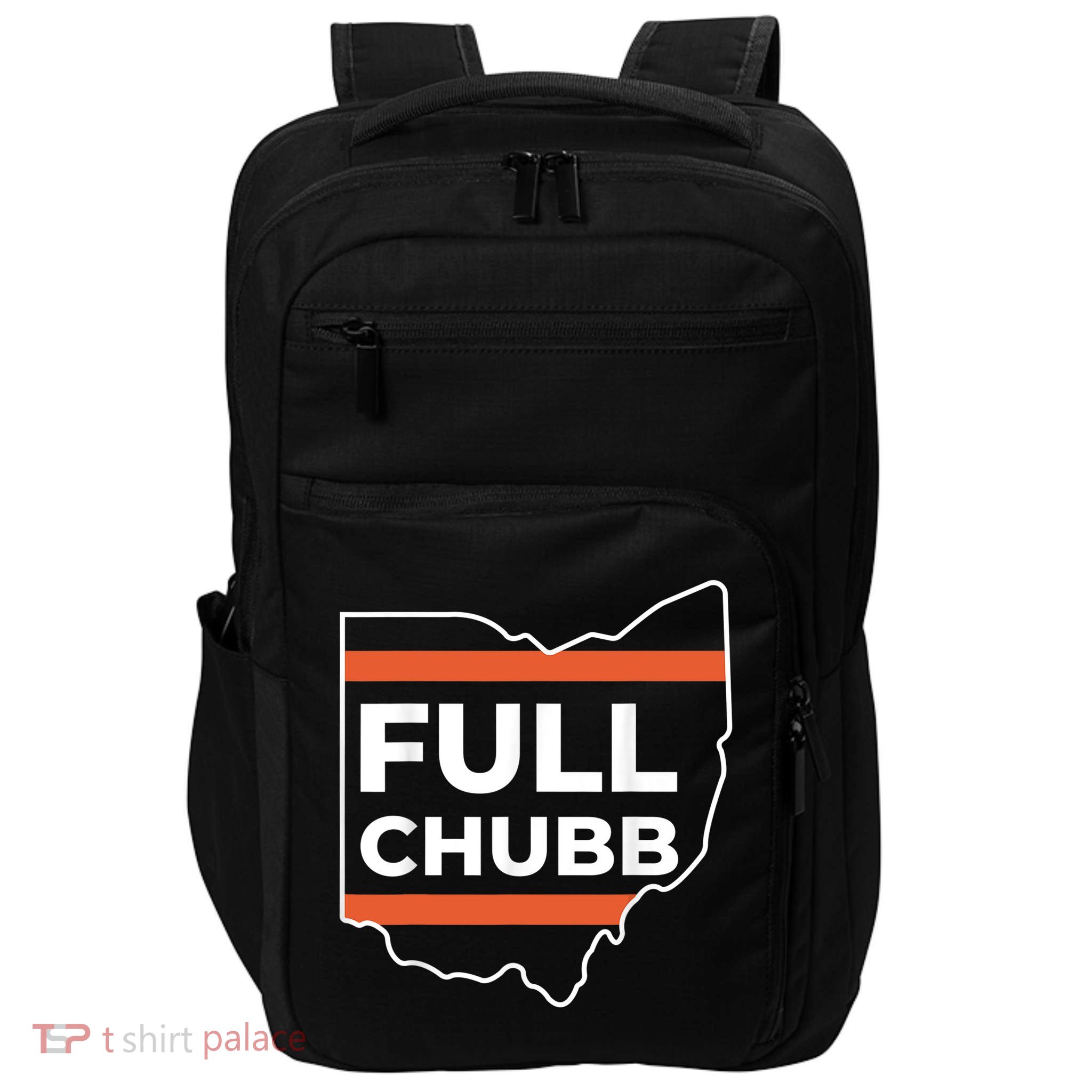 Full Chubb Football Funny Chubbhub Football Teams Cleveland Impact Tech Backpack