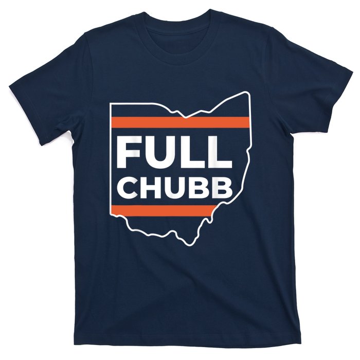 Full Chubb Football Funny Chubbhub Football Teams Cleveland T-Shirt