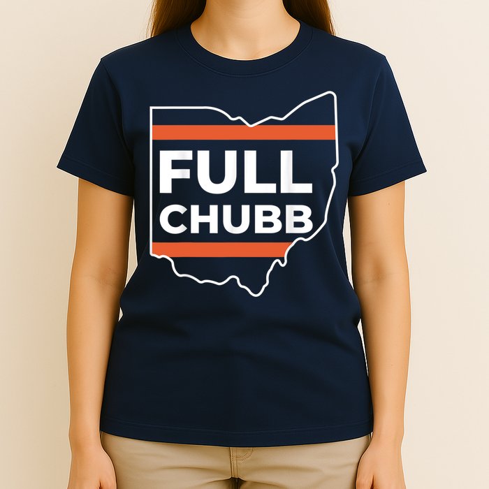 Full Chubb Football Funny Chubbhub Football Teams Cleveland T-Shirt