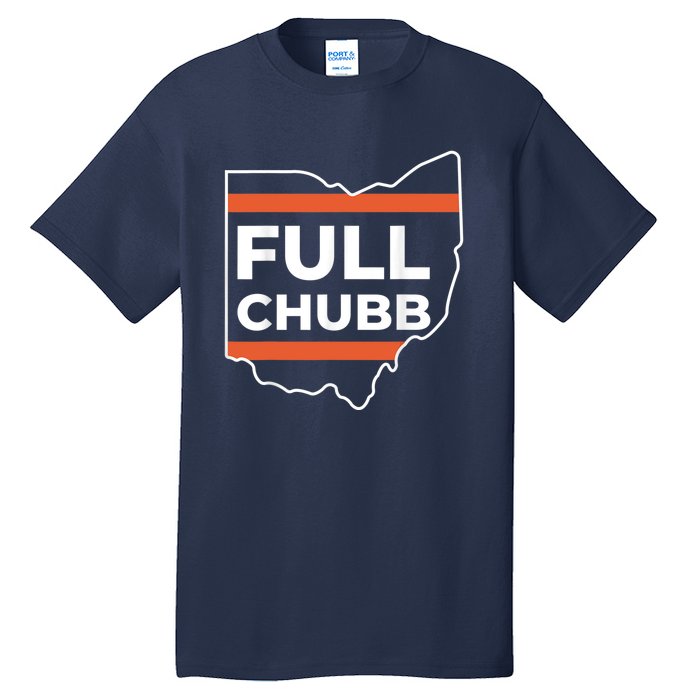 Full Chubb Football Funny Chubbhub Football Teams Cleveland Tall T-Shirt