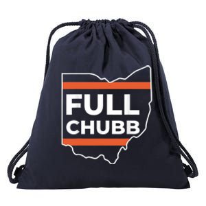 Full Chubb Football Funny Chubbhub Football Teams Cleveland Drawstring Bag