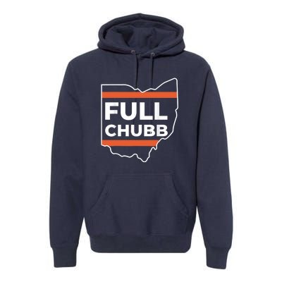 Full Chubb Football Funny Chubbhub Football Teams Cleveland Premium Hoodie