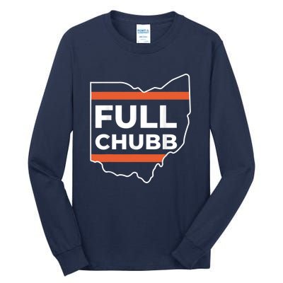 Full Chubb Football Funny Chubbhub Football Teams Cleveland Tall Long Sleeve T-Shirt