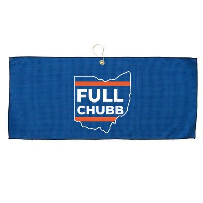 Full Chubb Football Funny Chubbhub Football Teams Cleveland Large Microfiber Waffle Golf Towel
