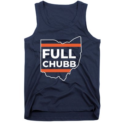 Full Chubb Football Funny Chubbhub Football Teams Cleveland Tank Top