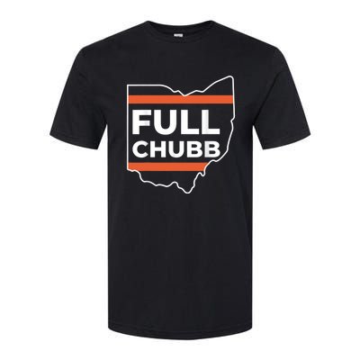 Full Chubb Football Funny Chubbhub Football Teams Cleveland Softstyle CVC T-Shirt