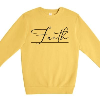 Faith Christian Premium Crewneck Sweatshirt