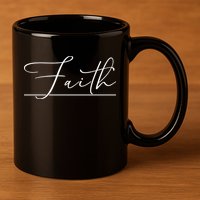 Faith Christian 11oz C Handle Ceramic Mug