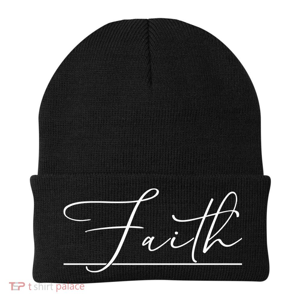 Faith Christian Knit Cap Winter Beanie