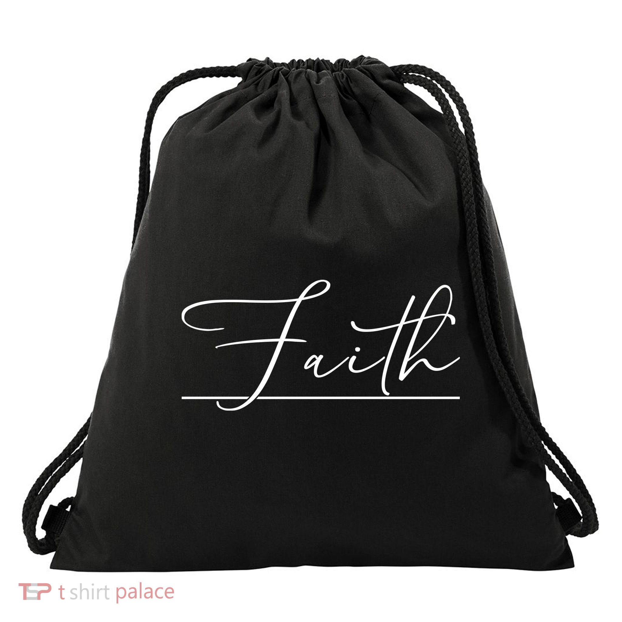 Faith Christian Drawstring Bag