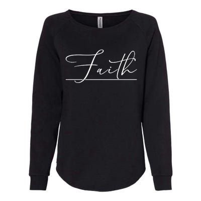 Faith Christian Womens California Wash Sweatshirt