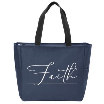 Faith Christian Zip Tote Bag