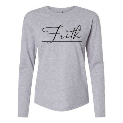 Faith Christian Womens Cotton Relaxed Long Sleeve T-Shirt