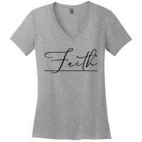 Faith Christian Women's V-Neck T-Shirt