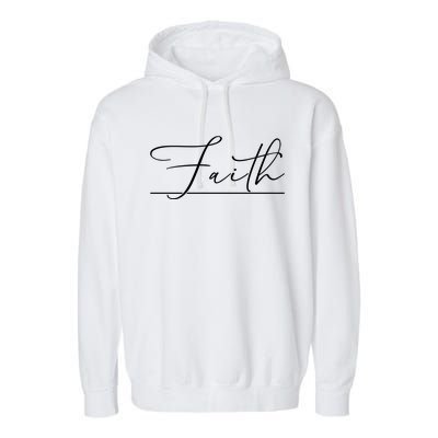 Faith Christian Garment-Dyed Fleece Hoodie