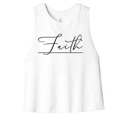 Faith Christian Women's Racerback Cropped Tank