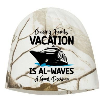 Funny Cruising Family Vacation Cruiser Cruise Ship Gift Kati - Camo Knit Beanie