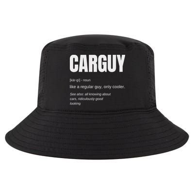 Funny Car Guy Gift Carguy Definition Cool Comfort Performance Bucket Hat