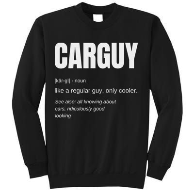 Funny Car Guy Gift Carguy Definition Sweatshirt
