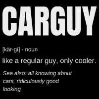 Funny Car Guy Gift Carguy Definition Impact Tech Backpack