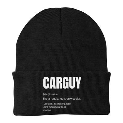 Funny Car Guy Gift Carguy Definition Beanie