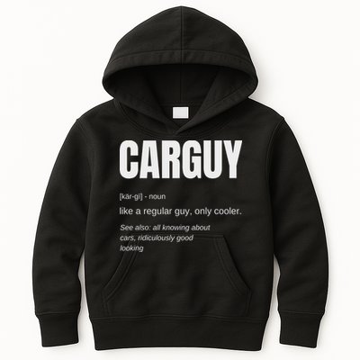Funny Car Guy Gift Carguy Definition Kids Hoodie