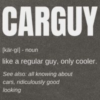 Funny Car Guy Gift Carguy Definition Cotton Canvas Backpack
