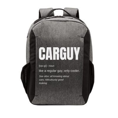 Funny Car Guy Gift Carguy Definition Vector Backpack