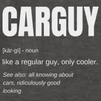 Funny Car Guy Gift Carguy Definition Vector Backpack