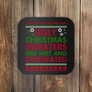 FUNNY CHRISTMAS GIFT FOR UGLY PARTY Coaster