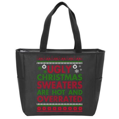 FUNNY CHRISTMAS GIFT FOR UGLY PARTY Zip Tote Bag