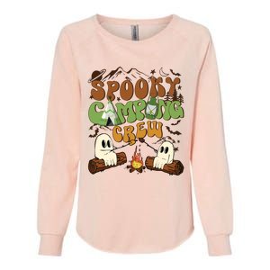 Fall Camping Ghost Camping Cute Ghost Halloween Womens California Wash Sweatshirt