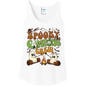 Fall Camping Ghost Camping Cute Ghost Halloween Ladies Essential Tank