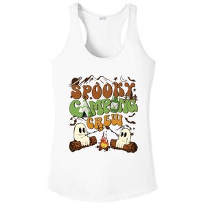 Fall Camping Ghost Camping Cute Ghost Halloween Ladies PosiCharge Competitor Racerback Tank