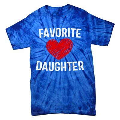 Funny Christmas Gifgift Hq Favorite Daughter Cool Gift Blue Small Tie-Dye T-Shirt