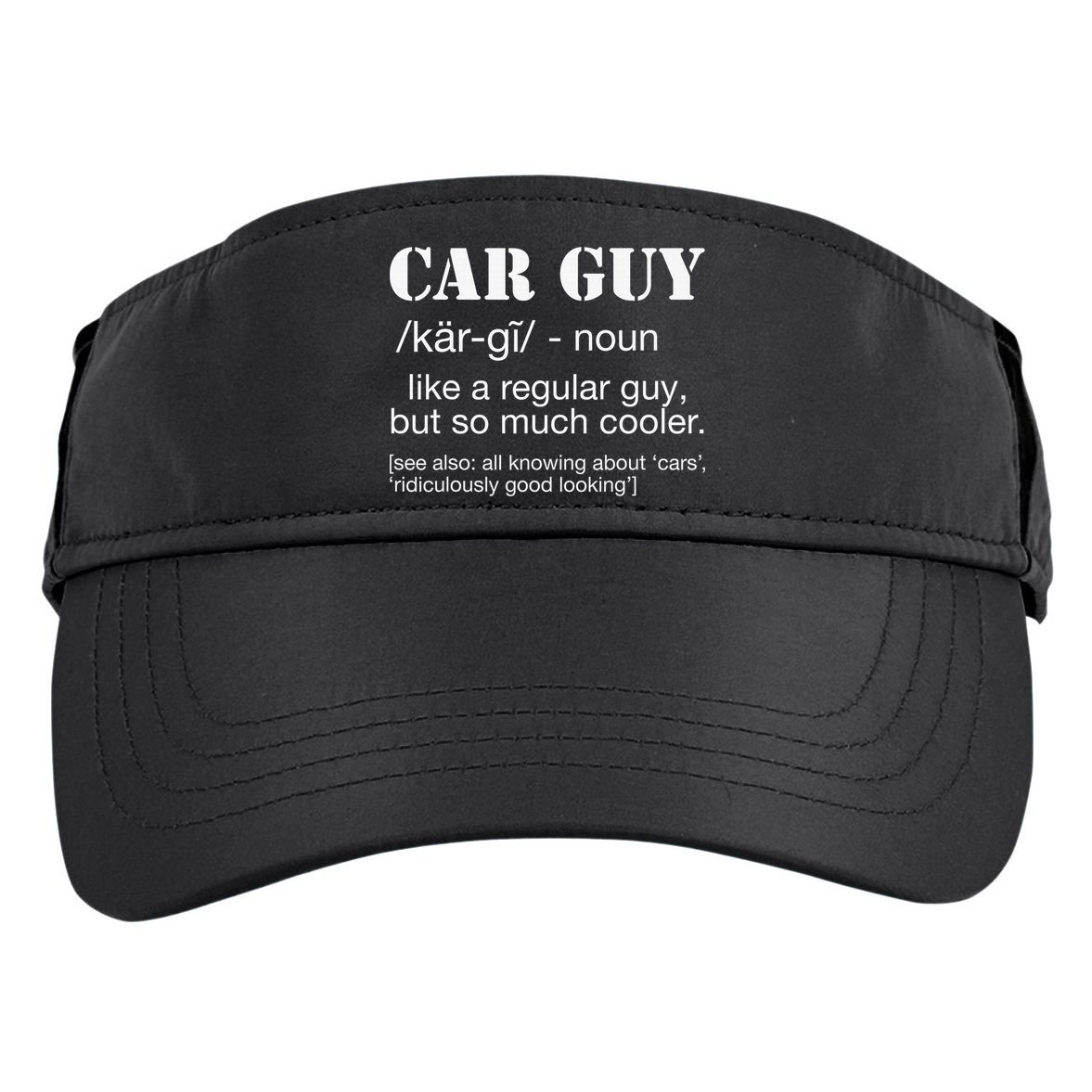 Funny Car Guy Cars Lover Racing Mechanics Car Guy Definition Adult Drive Performance Visor