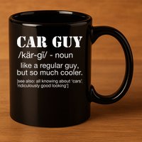 Funny Car Guy Cars Lover Racing Mechanics Car Guy Definition 11oz C Handle Ceramic Mug