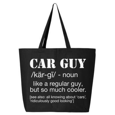 Funny Car Guy Cars Lover Racing Mechanics Car Guy Definition 25L Jumbo Tote
