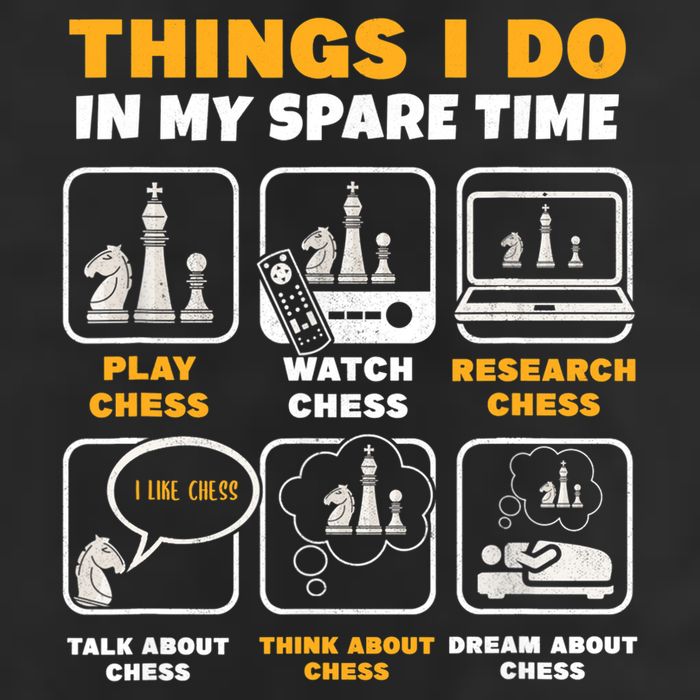 Funny Chess Gift For Players Things I Do In My Spare Time 15oz Campfire Ceramic Mug