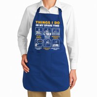 Funny Chess Gift For Players Things I Do In My Spare Time Apron