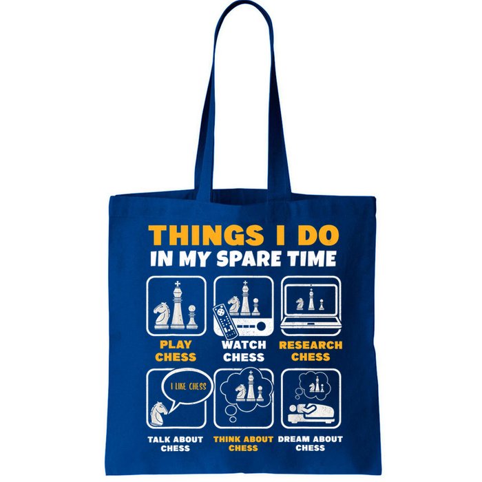 Funny Chess Gift For Players Things I Do In My Spare Time Bag
