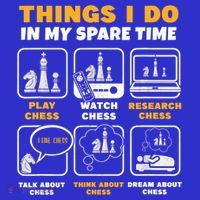 Funny Chess Gift For Players Things I Do In My Spare Time Baby Bodysuit