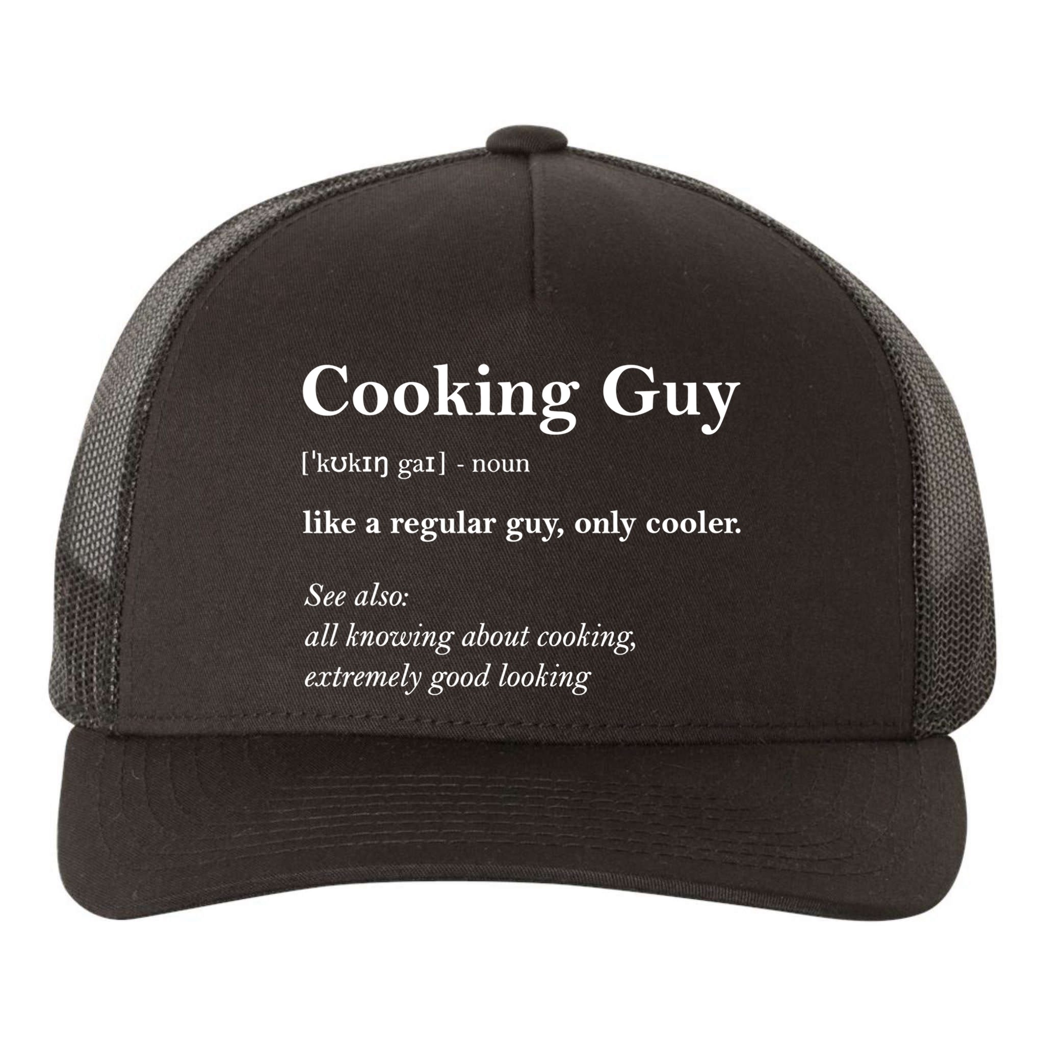 Funny Cooking Guy Definition Gift For Cook Lovers Yupoong Adult 5-Panel Trucker Hat