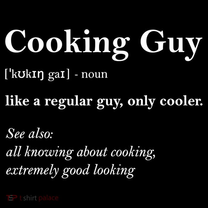 Funny Cooking Guy Definition Gift For Cook Lovers T-Shirt