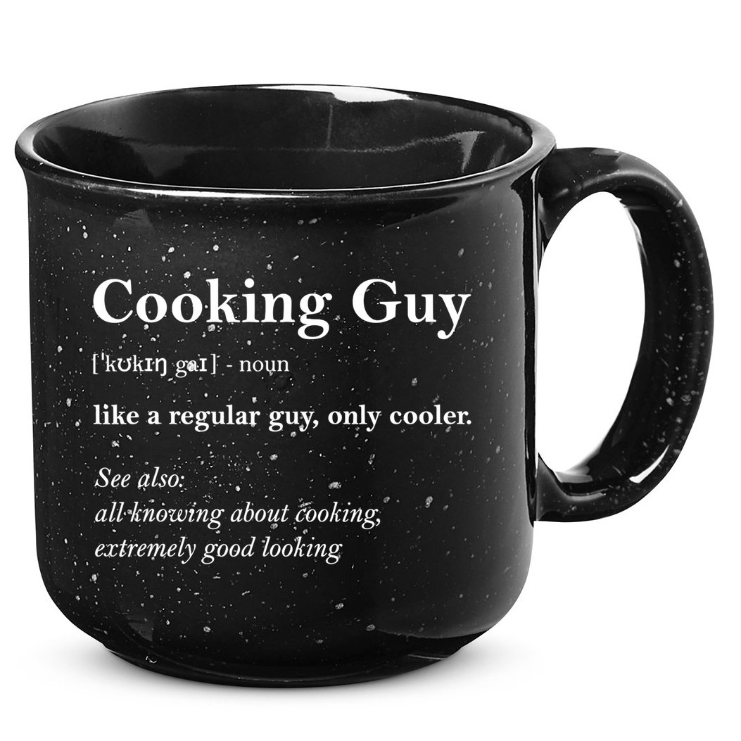 Funny Cooking Guy Definition Gift For Cook Lovers 15oz Campfire Ceramic Mug